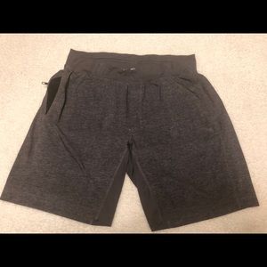 Gray LuLu Lemon men’s athletic shorts